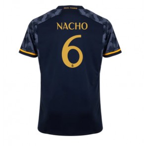 Lacne Muži Futbalové dres Real Madrid Nacho #6 2023-24 Krátky Rukáv - Preč
